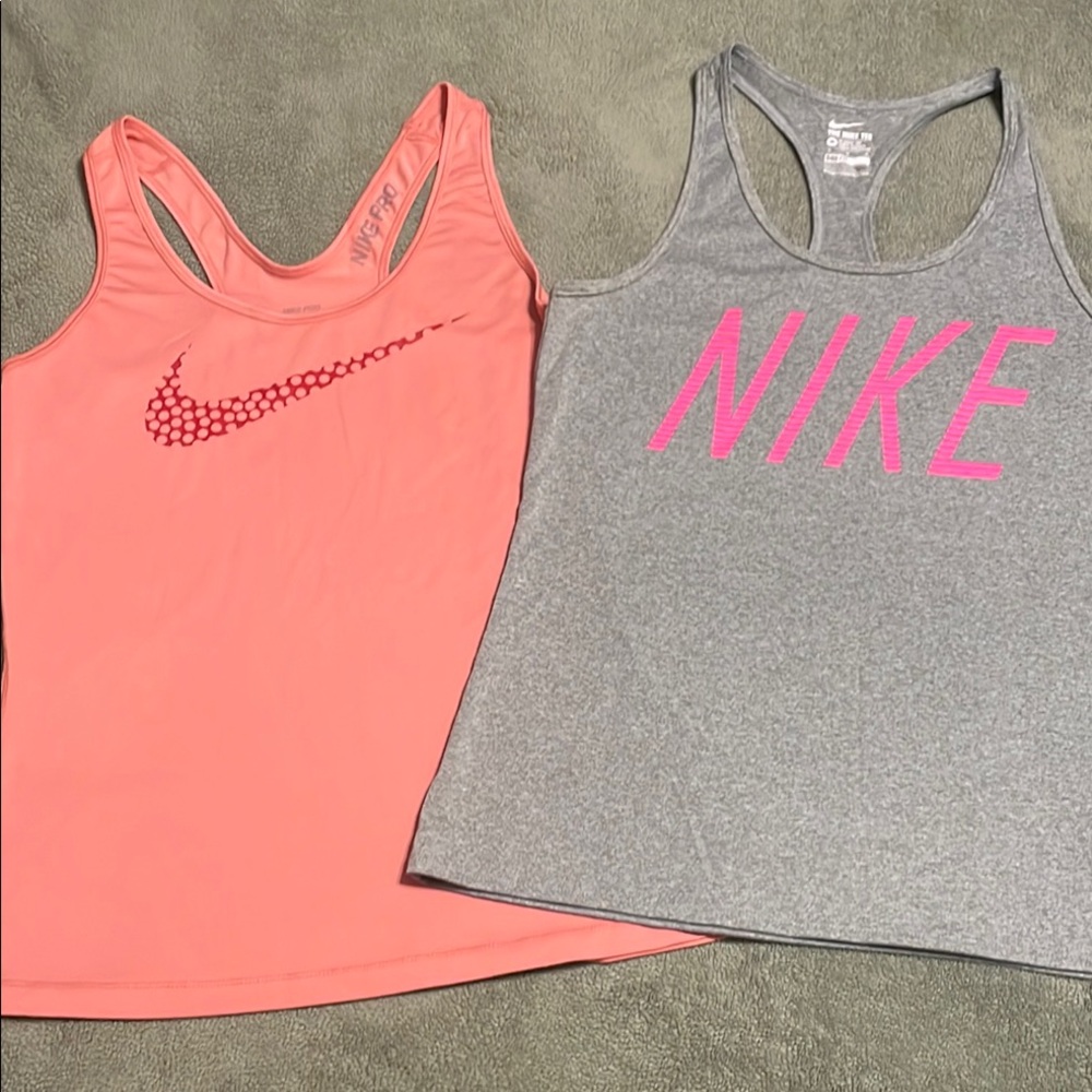 NIKE Dri-fit Women’s Medium Tank tops - 2 pieces for one price!